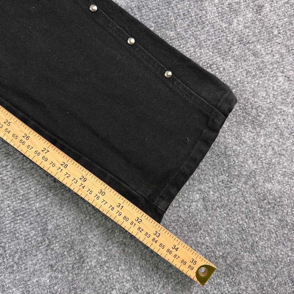 Rockies Womens Jeans 7/8 Black Studded Side Zip Western Vintage 90s Bareback - Picture 16 of 16
